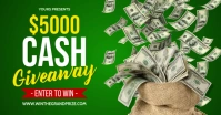 Cash Giveaway Facebook Shared Image template