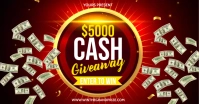 CASH GIVEAWAY Imagen Compartida en Facebook template