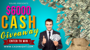 Turkis Cash Giveaway Digitalt display Template