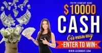 Cash Giveaway  Facebook Shared Image template