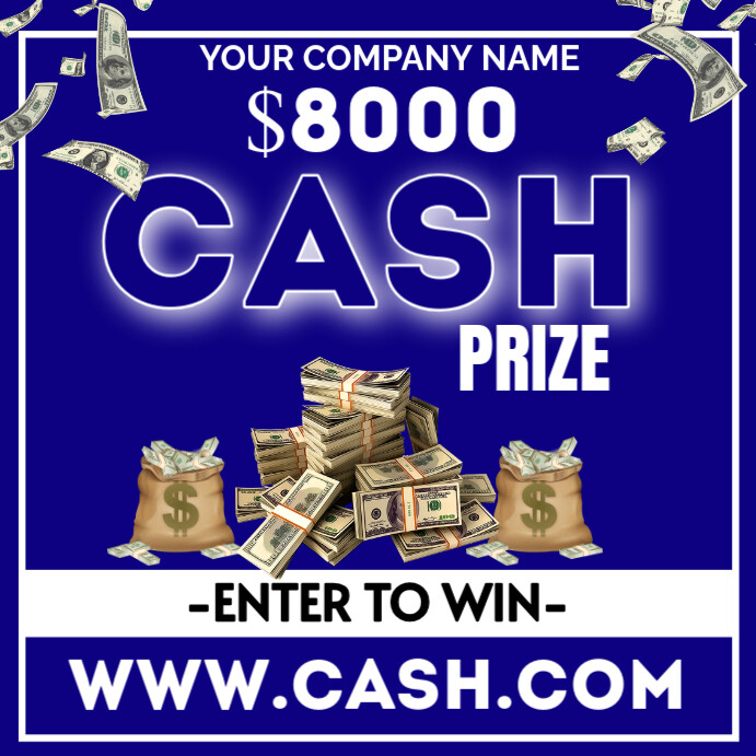 Plantilla de Cash Giveaway Party Instagram Post | PosterMyWall