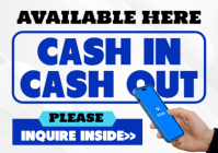 Cash In and Cash Out Poster Ads Template | PosterMyWall