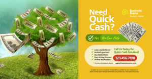 Cash Loan Facebook Shared Image template