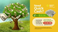 Cash Loan Twitter Post template
