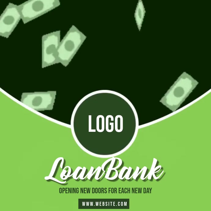 cash loans ad SOCIAL MEDIA TEMPLATE Vierkant (1:1)