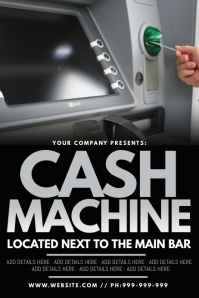 Cash Machine Poster Template PosterMyWall