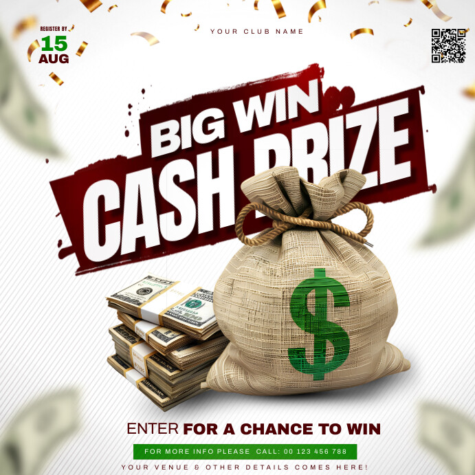 Copy of cash prize giveaway | PosterMyWall