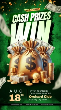 cash prizes Instagram Story template