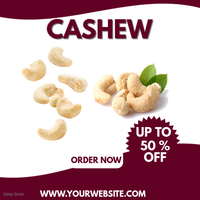 Cashew Sale Instagram Template