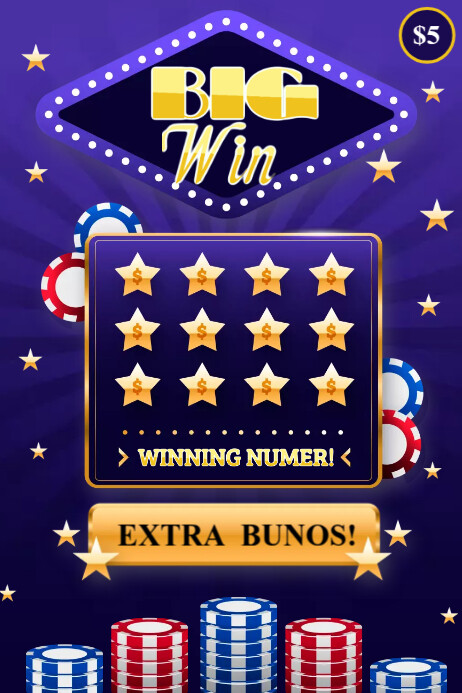 Casino Big Win Template | PosterMyWall