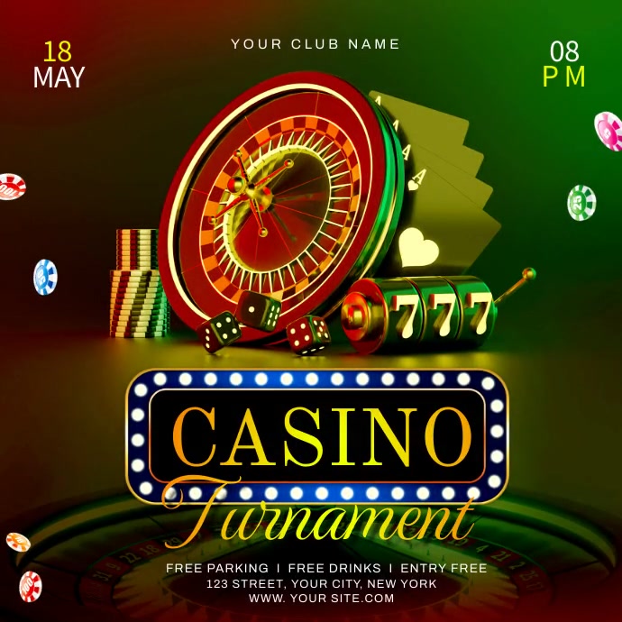 CASINO Template PosterMyWall