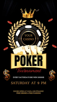 Casino Цифровой дисплей (9 : 16) template