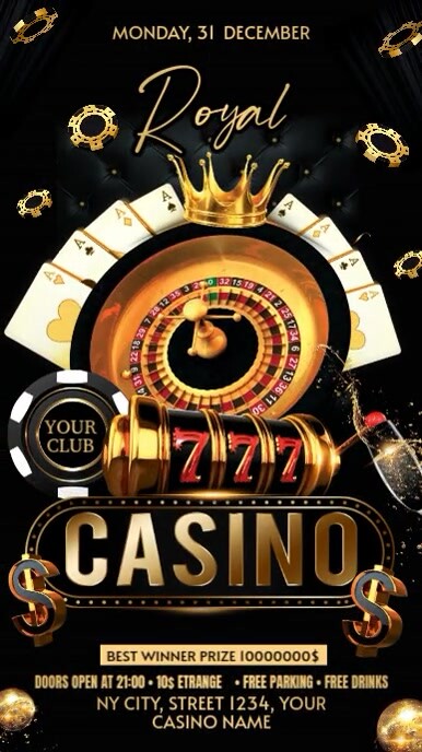 Casino Digital Display (9:16) template