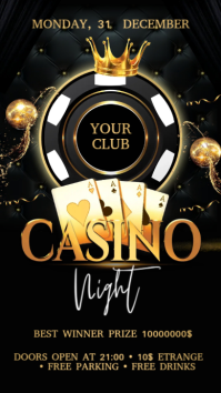 Casino Display Pantalla Digital (9:16) template