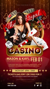 Casino Gambling Ad Digital Display Ad template