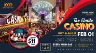 Casino Gambling Night Digital Display Ad template