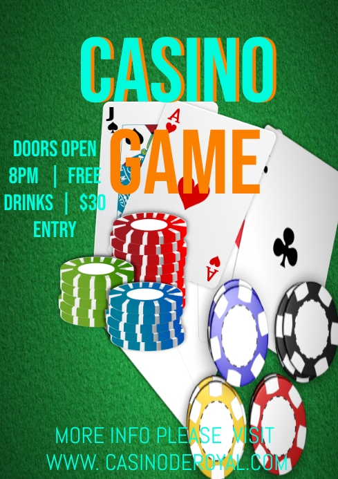 Casino Game Template PosterMyWall