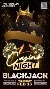 Casino Night Instagram Story template