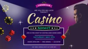 Casino Night Digital Display Ad Template