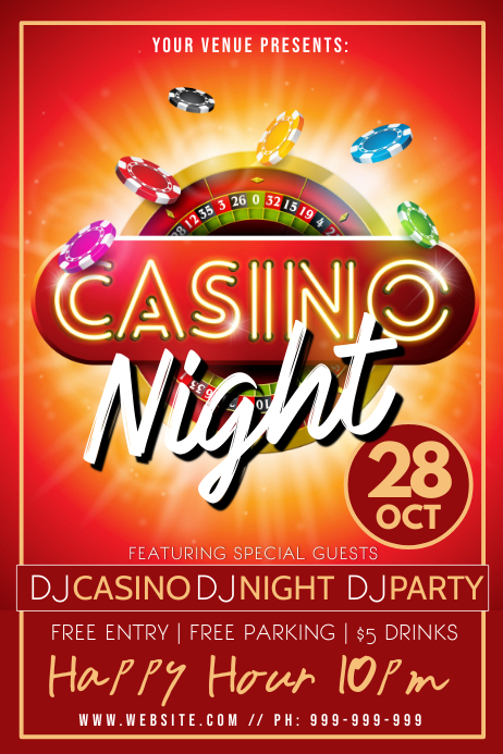 Casino Night Posters Casino Night Posters