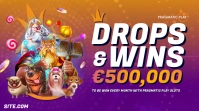 Casino Drops & Wins Twitter Post template