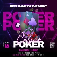 Casino Poker Instagram Post template