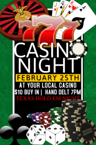 4,200+ Customizable Design Templates for Casino Night | PosterMyWall