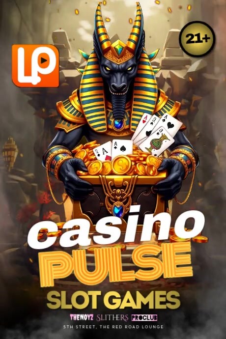 Casino Pulse Gaming Poster 海报 template