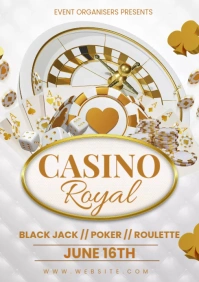 casino royale designs A3 template