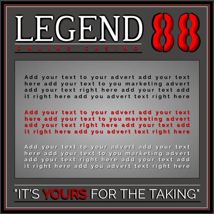 CASINO VAULT Quadrado (1:1) template
