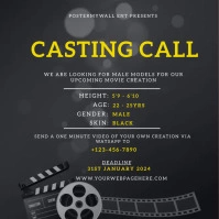 Casting Call Publicación de Instagram template