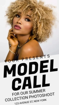 Casting Call Instagram-verhaal template