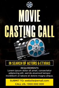 Cast Introduction Posters 5.28K+ Free Theatre And Film Poster Templates | PosterMyWall
