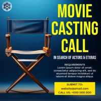 Casting call flyer Pos Instagram template