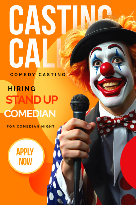 Casting call poster Templates | PosterMyWall