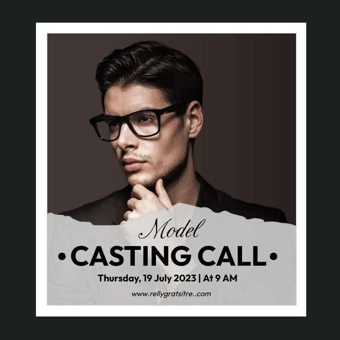 Casting Call Posters Templat | PosterMyWall