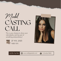 Posts For Castings CASTING CALL POSTER Template | PosterMyWall
