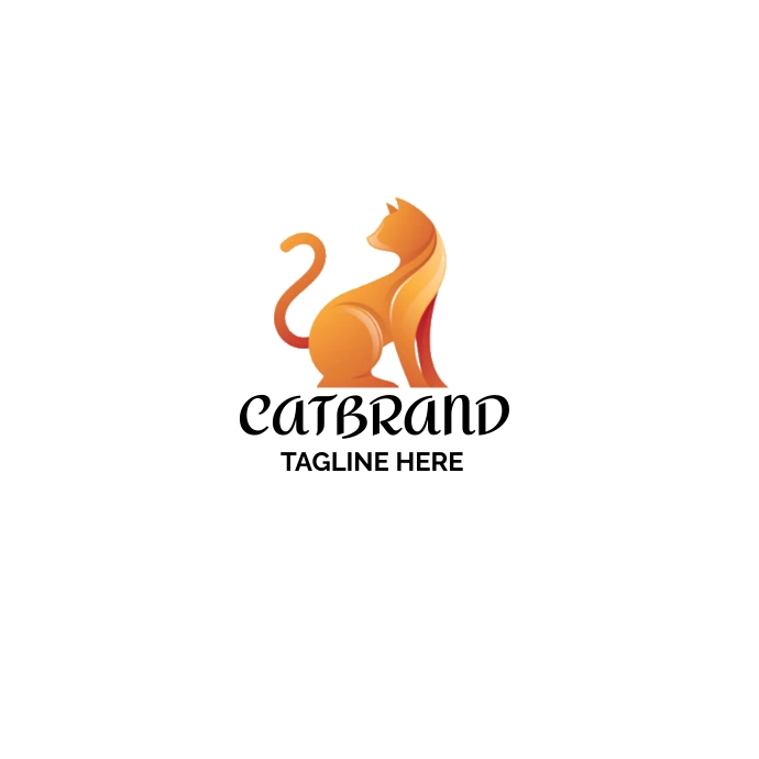 CAT BRAND LOGO Template PosterMyWall