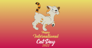 Rojo International Cat Day Obraz udostępniany na Facebooku Template
