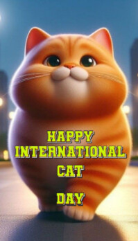 Cat day templates Tarjeta de Presentación