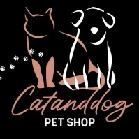 Cat Dog Pet Shop Clinic Care Motion Logo Logotipo template
