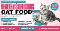Cat Food Sale Ads Image partagée Facebook template