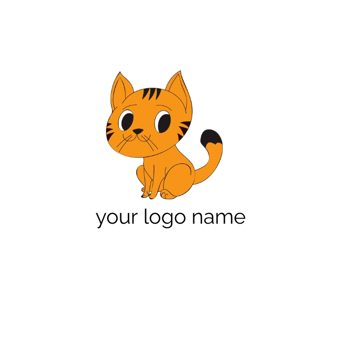 Cat Logo Template PosterMyWall