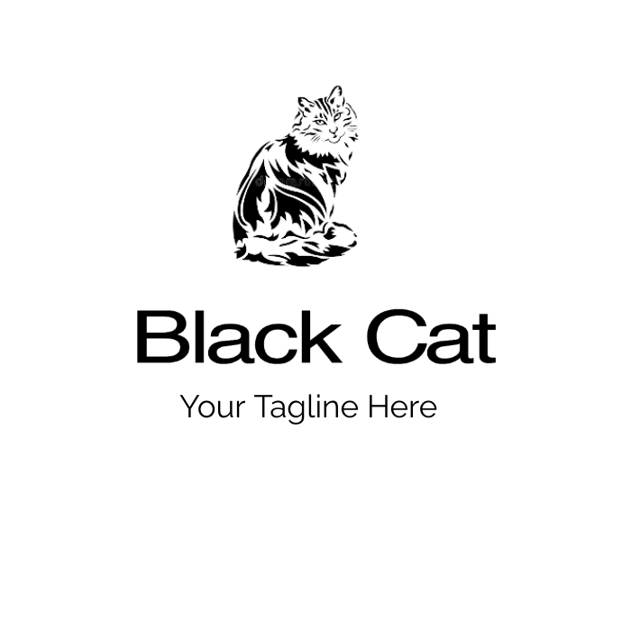 Cat Logo Template PosterMyWall