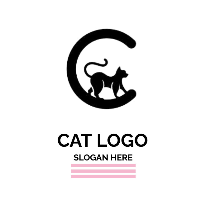 Cat Logo Template PosterMyWall