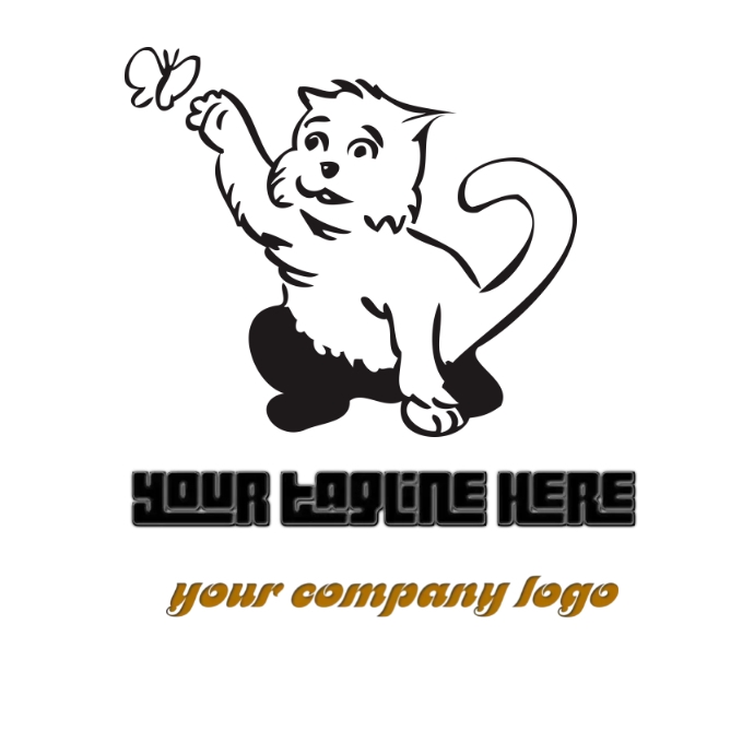 Cat Logo Template PosterMyWall