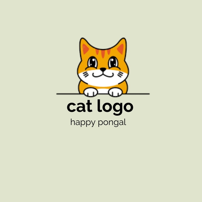 Cat Logo Template PosterMyWall