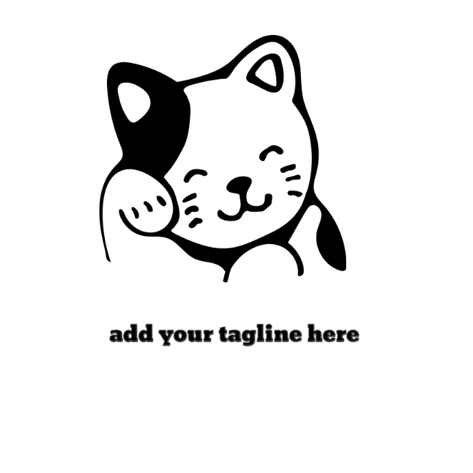 Cat Template Logo PosterMyWall