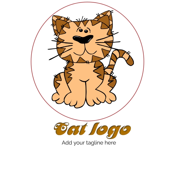 Cat Template Logo PosterMyWall
