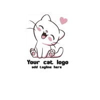Cat Logo Template PosterMyWall